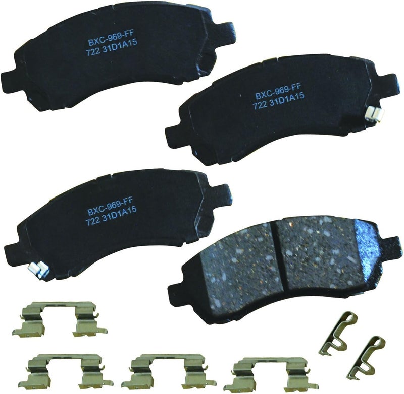 Bendix Premium SBC722 Ceramic Front Brake Pads for Subaru Impreza 2001-1997, Legacy 2000-1997 - Image 1